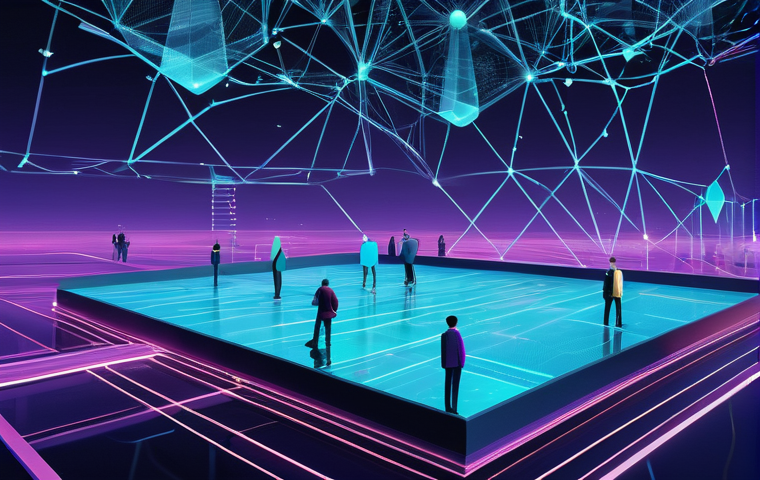 가상화폐의 시장 접근 방식 변화 - **Prompt 1: The Visionary Investor in a Digital Financial Landscape**
    "A wise and composed inves...